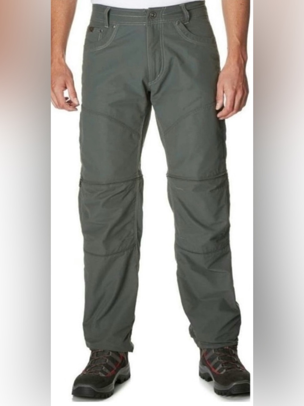 Kuhl Liberator Convertible Stealth Shorts Mens 34x30 Green Outdoor Hiking Zip